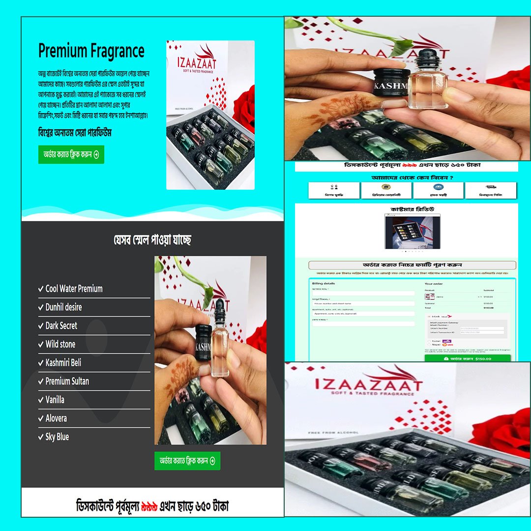 Soft And Tasted Premium Fragrance - Cartflows Landing Page